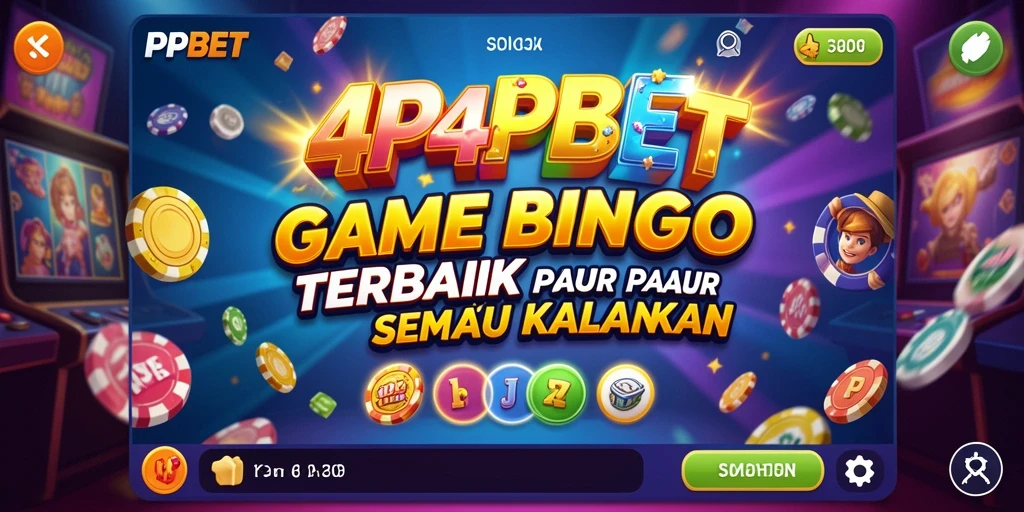 Tampilan gameplay Bingo yang seru di 4P4PBET.