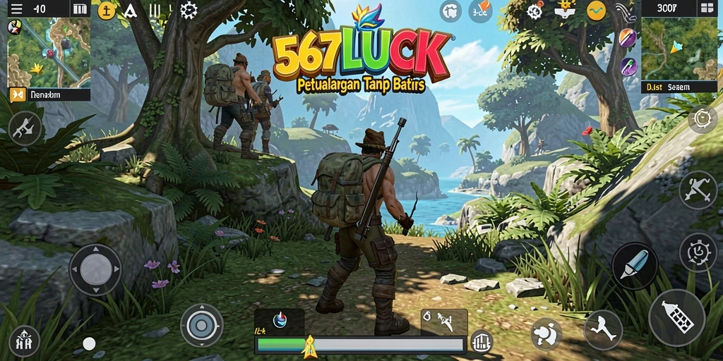 Tampilan gameplay Open World yang mendalam dan visual luar biasa.