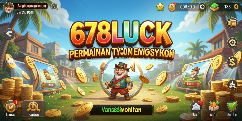 Tampilan gameplay 678LUCK yang menarik dalam dunia Tycoon.