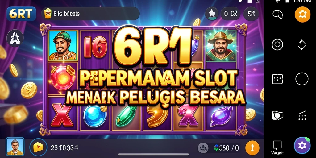 Tampilan menawan dari gameplay Slot 6RT yang mengasyikkan.