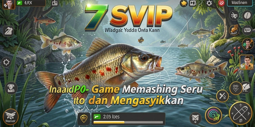 Tampilan gameplay 7SVIP dengan aktivitas memancing yang seru.