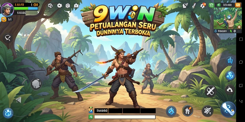 Gameplay seru dan interaktif dalam dunia terbuka 9WIN.