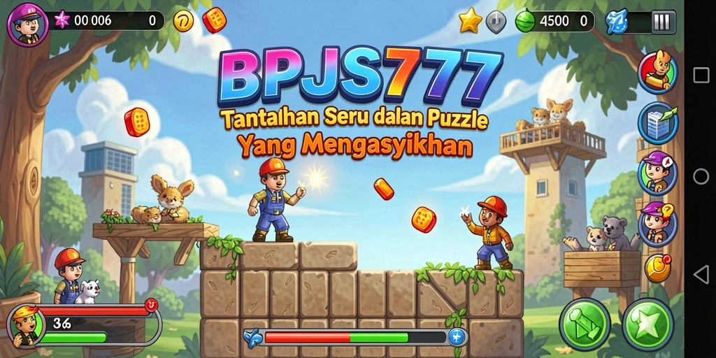 Tampilan gameplay BPJS777 yang seru dan menantang dalam puzzle.