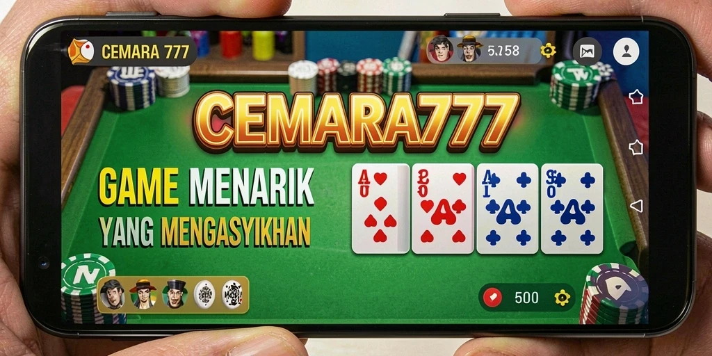 Screenshot dari gameplay seru CEMARA777 yang menampilkan aksi Domino.