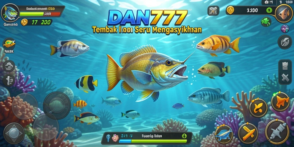 Tampilan menarik gameplay Tembak Ikan di DAN777.