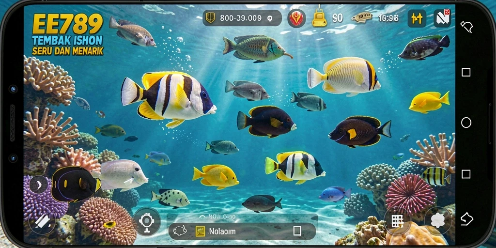 Gameplay seru Tembak Ikan dengan grafis menawan.