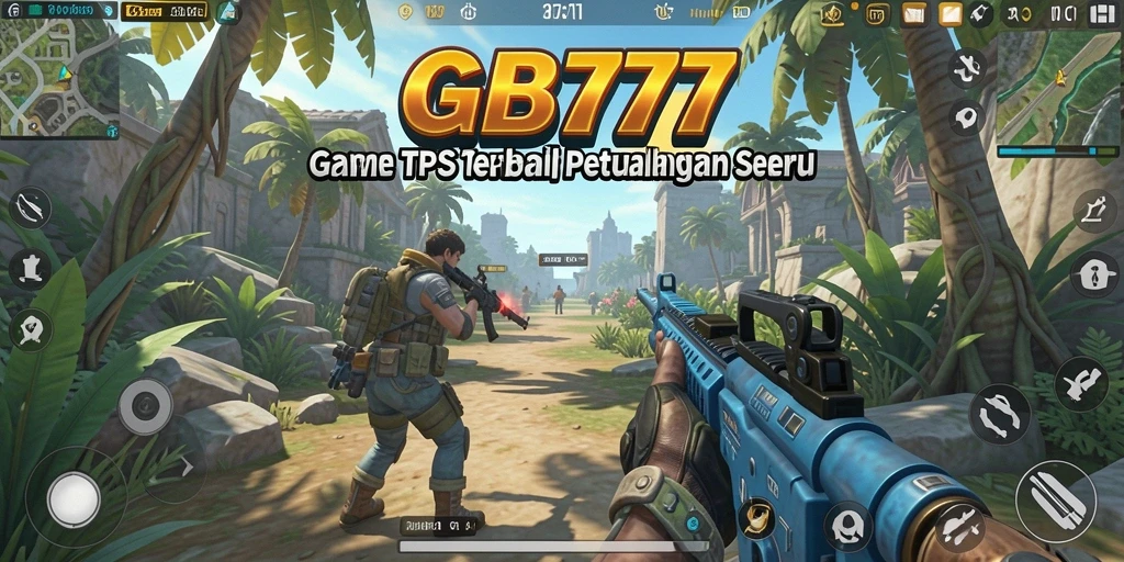 Screenshot gameplay GB777 menampilkan aksi seru di arena TPS.
