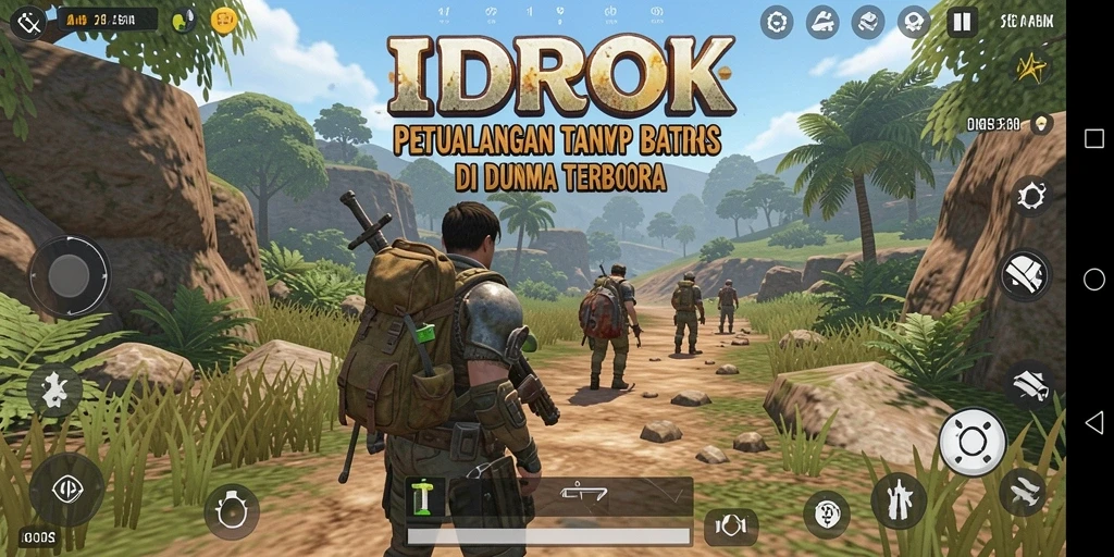 Screenshot menampilkan petualangan seru di dunia Open World.