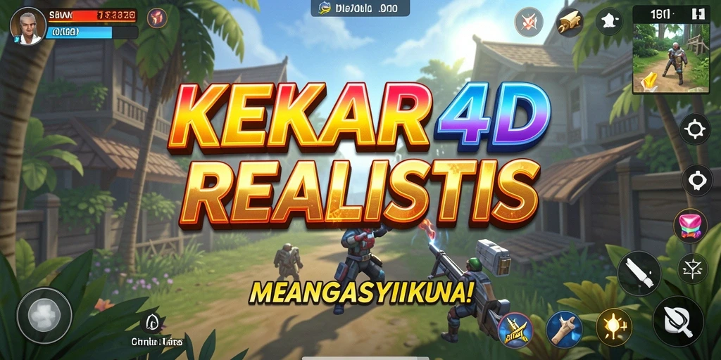 Tampilan gameplay KEKAR4D yang menarik dan realistis.