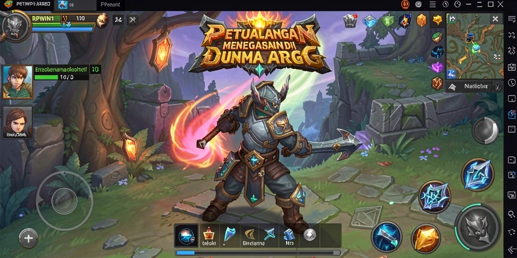 Gameplay seru di RPWIN1 dengan grafis yang menakjubkan.