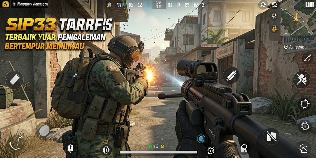 Gameplay menegangkan dengan aksi tembak-menembak yang seru.