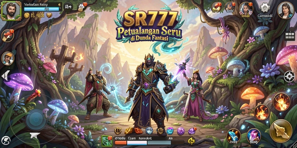 Tampilan gameplay RPG yang menarik dan penuh aksi.