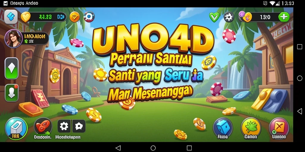 Tampilan gameplay seru dari UNO4D yang penuh interaksi.